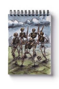 Блокнот для записей. Скетчбук Кладбищенское Таро. Necropolis Tarot